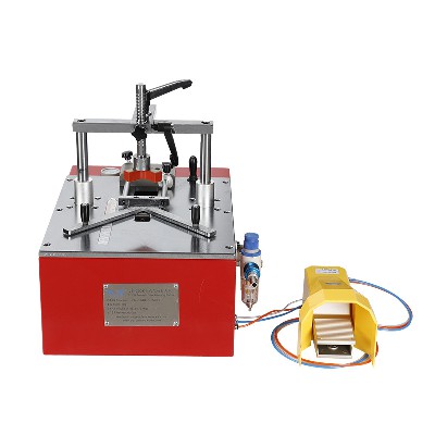 Pneumatic nail angle machine