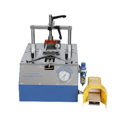 Pneumatic nail angle machine