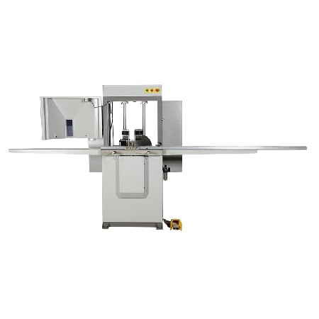 Double sawing disc pneumatic angle cutting machine